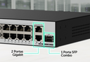 Switch 24 Portas Poe S1026F-P