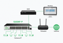 Switch 24 Portas Poe S1026F-P