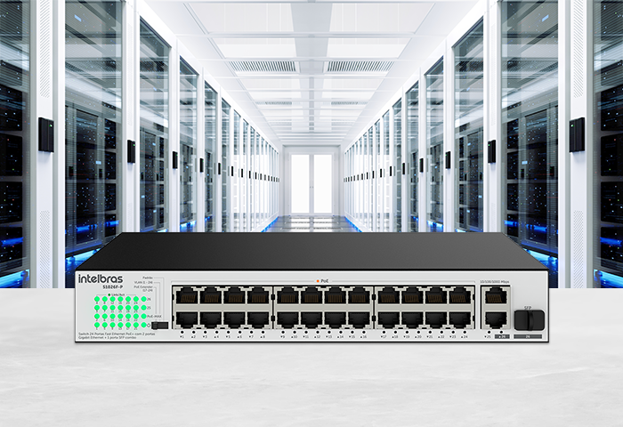 Switch 24 Portas Poe S1026F-P