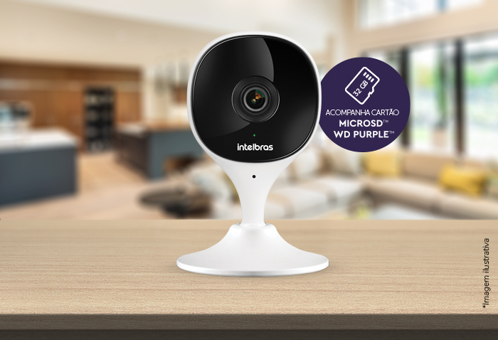 Câmera de Vídeo Wi-Fi Full HD iMX C c/ MicroSD 32GB +