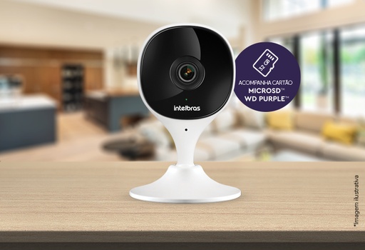 [4584213	] Câmera de Vídeo Wi-Fi Full HD iMX C c/ MicroSD 32GB +